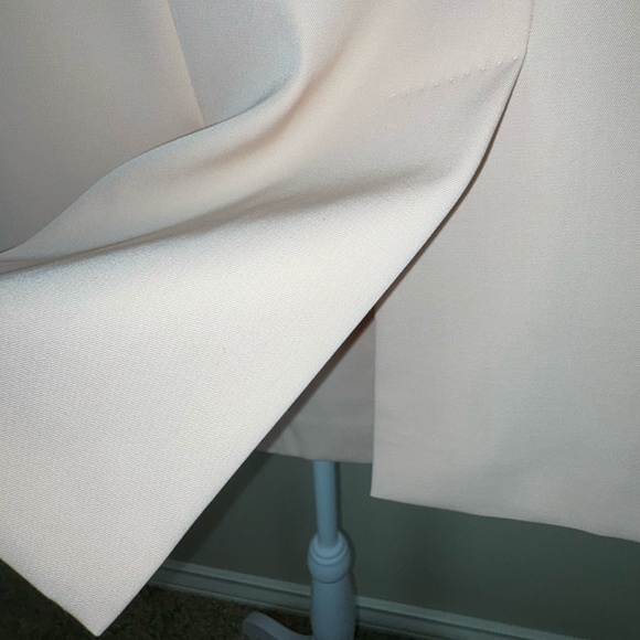 MaxMara Peach Double Breasted Button Front Virgin Wool Blazer Jacket; Size 10 - Picture 10 of 15